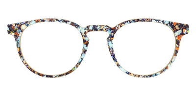 The Seashell Tortoise with Holographic Glitter - Front Top Thumbnail - Pair Eyewear