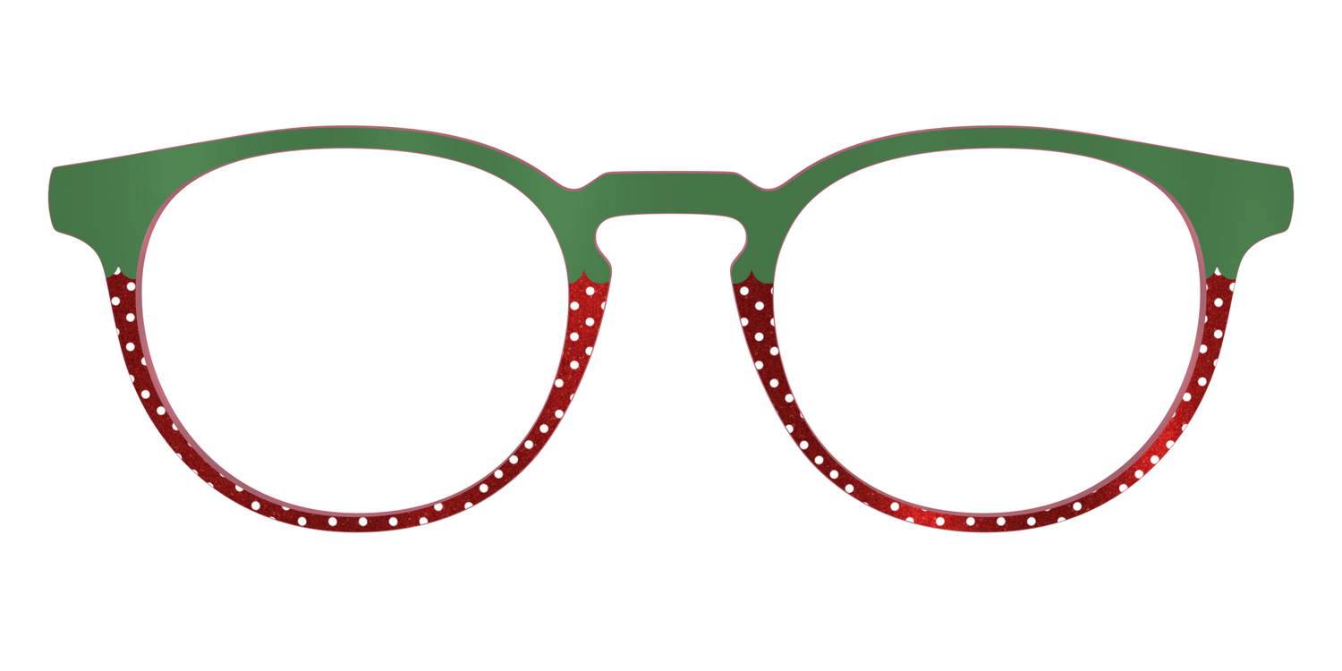 The Shimmer Strawberry - Front Top Image - Pair Eyewear