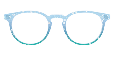 The Sky Blue Crystal with Daisy Glitter - Front Top Thumbnail - Pair Eyewear