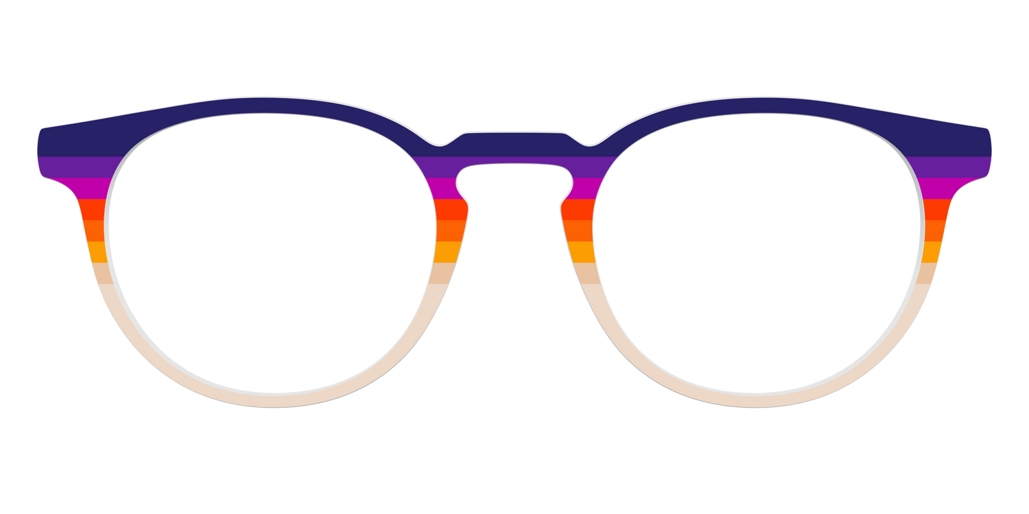 The Summit Stripes - Front Top Image - Pair Eyewear