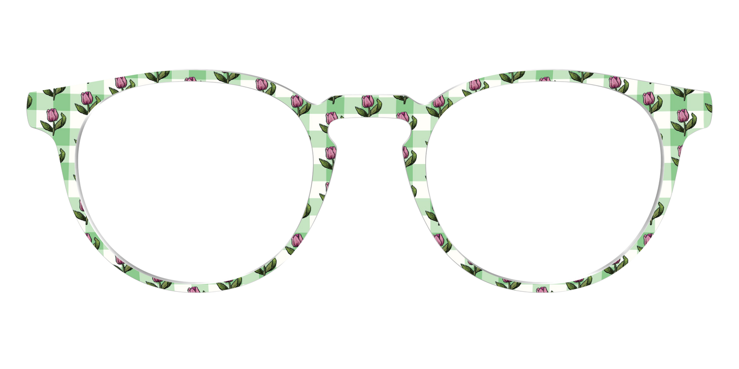 The Tulip Gingham - Front Top Image - Pair Eyewear