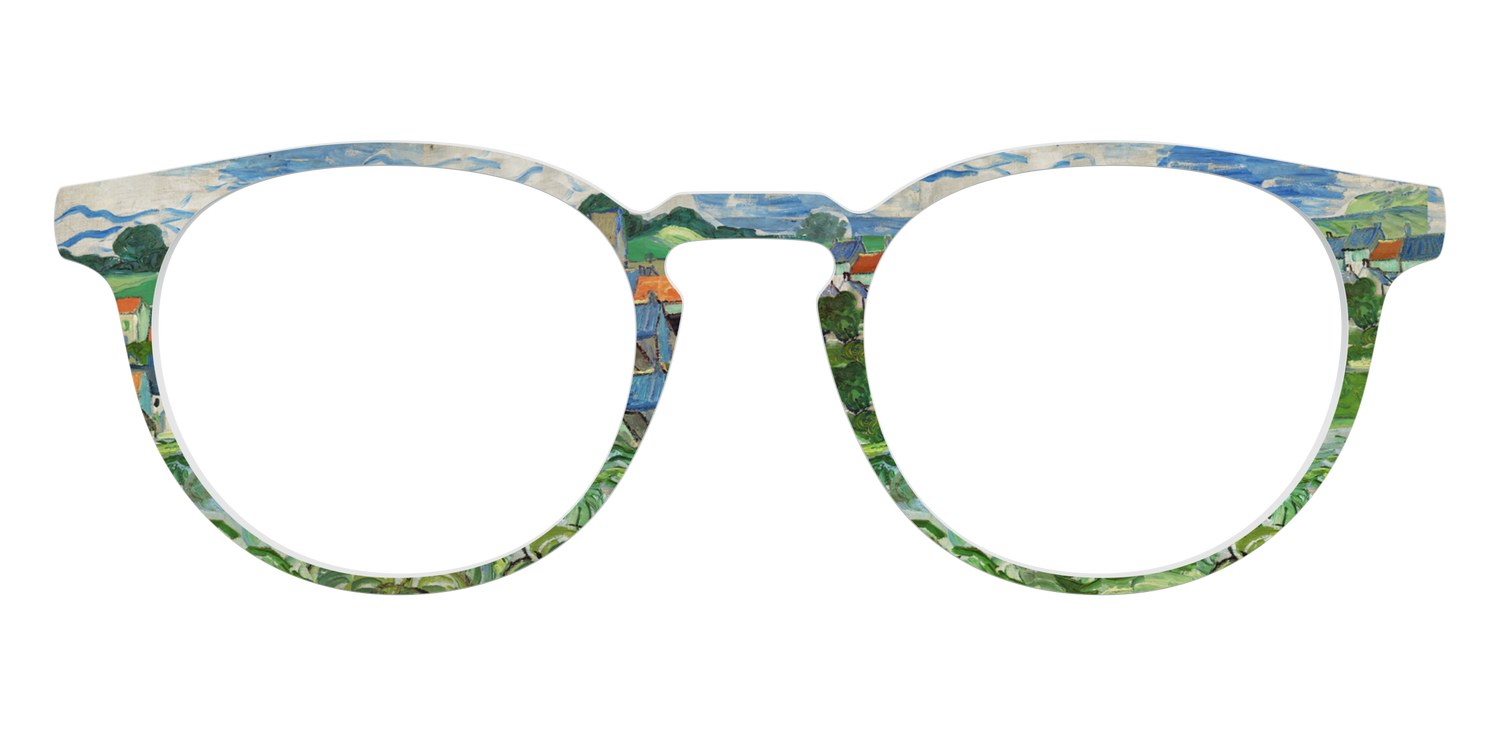 The View of Auvers-Sur-Oise - Front Top Image - Pair Eyewear