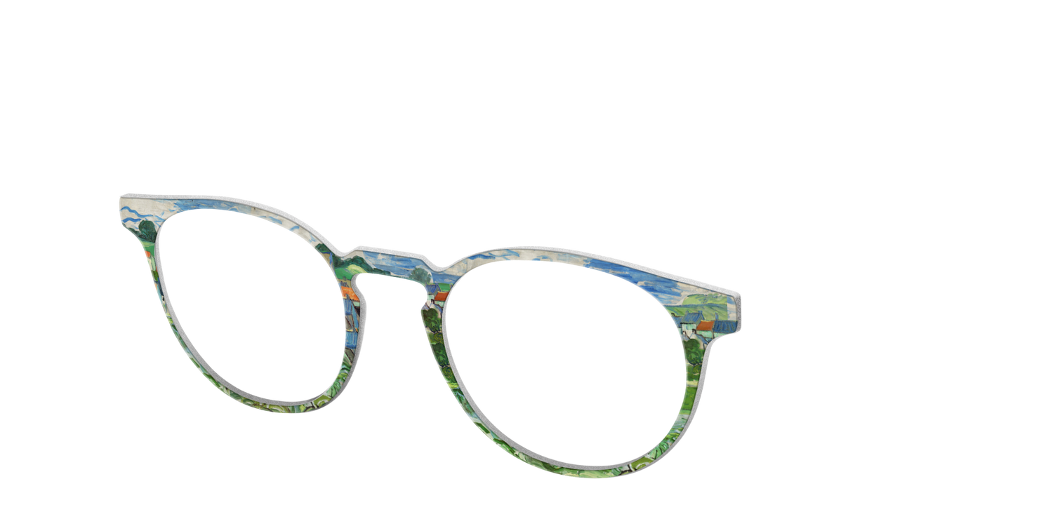 The View of Auvers-Sur-Oise - Angle Top Image - Pair Eyewear