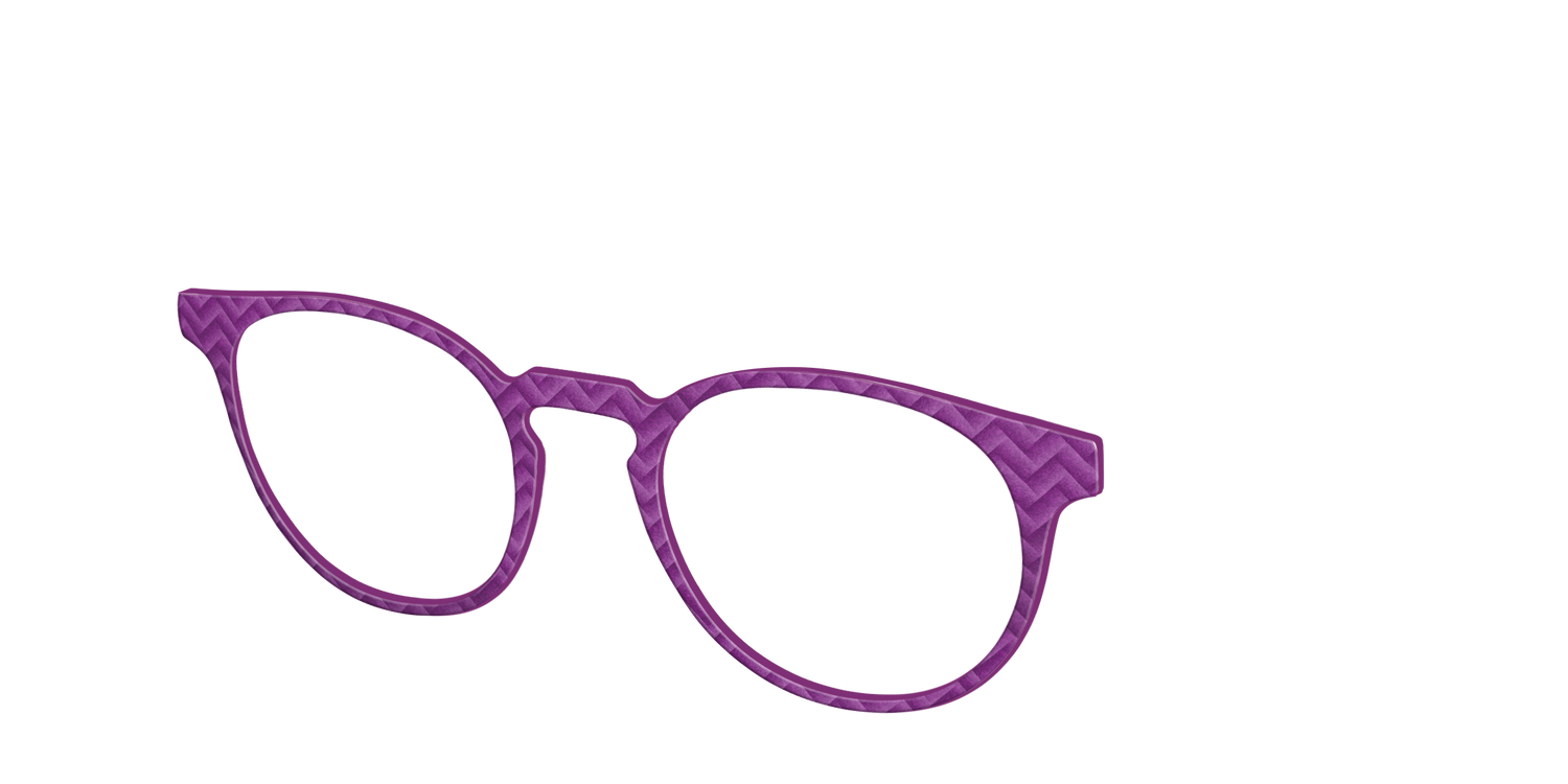 The Violet Herringbone - Angle Top Image - Pair Eyewear