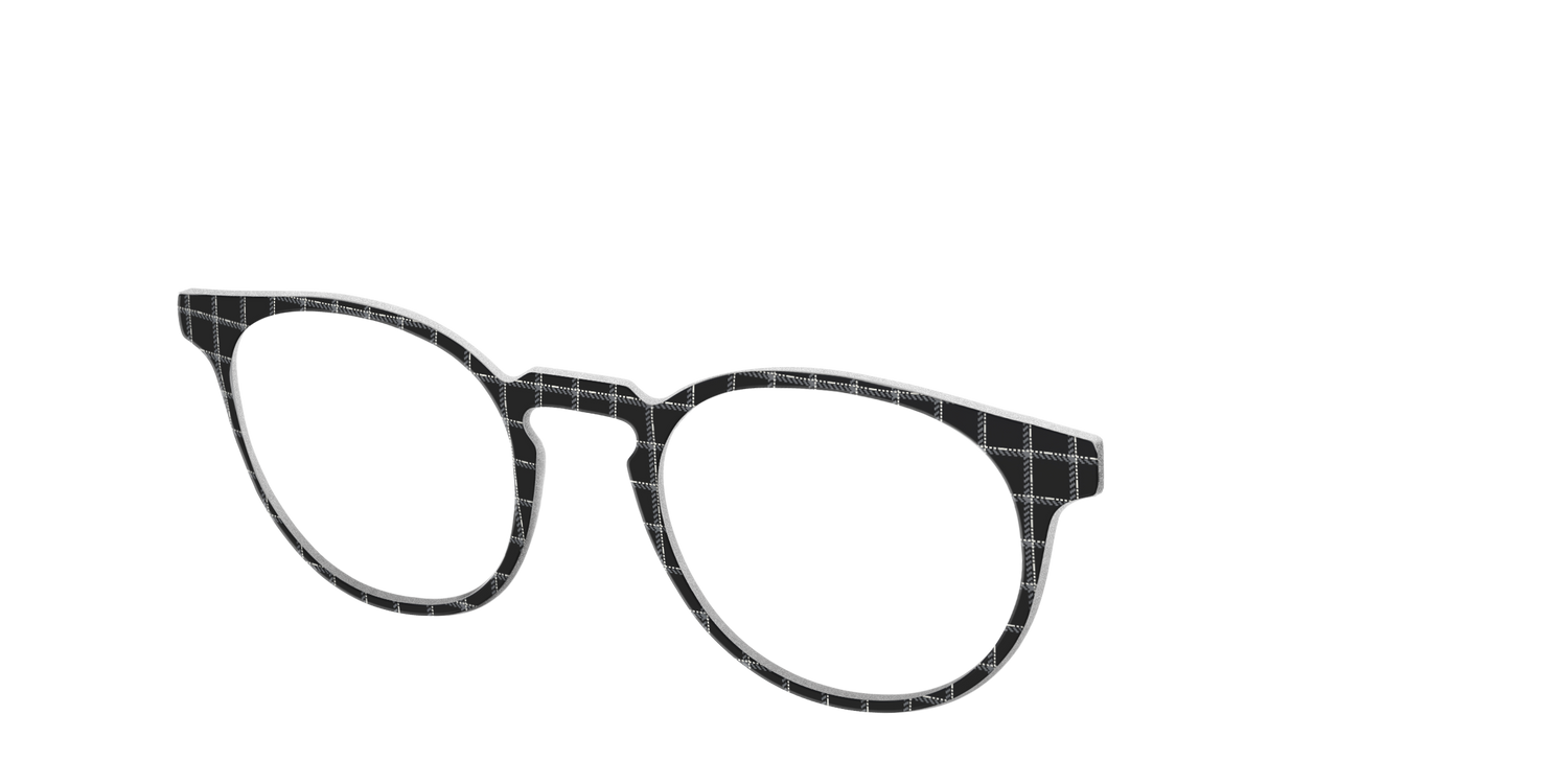 The Windowpane Plaid - Angle Top Image - Pair Eyewear
