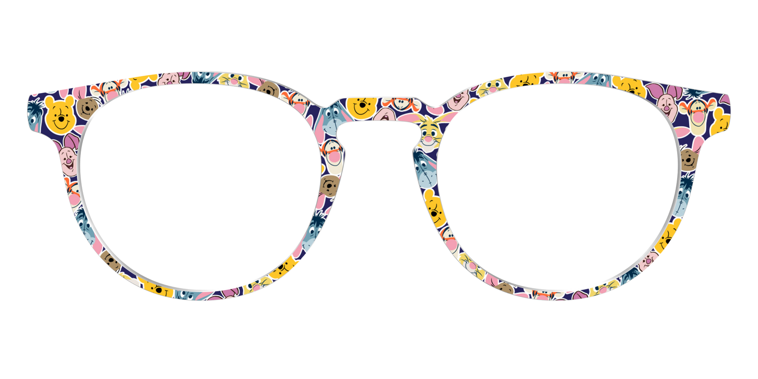 Winnie the Pooh & Friends Stickers - Front Top Image - Pair Eyewear