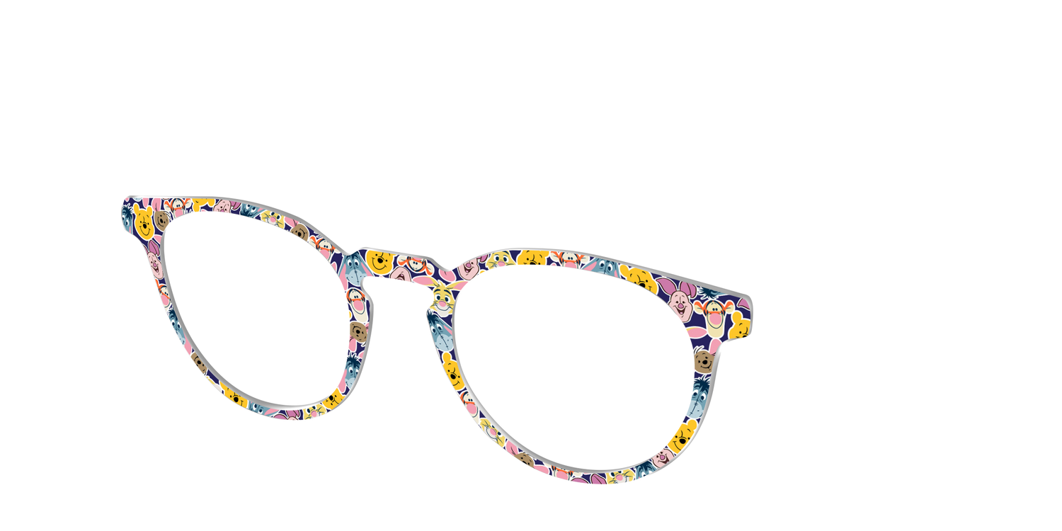 Winnie the Pooh & Friends Stickers - Angle Top Image - Pair Eyewear