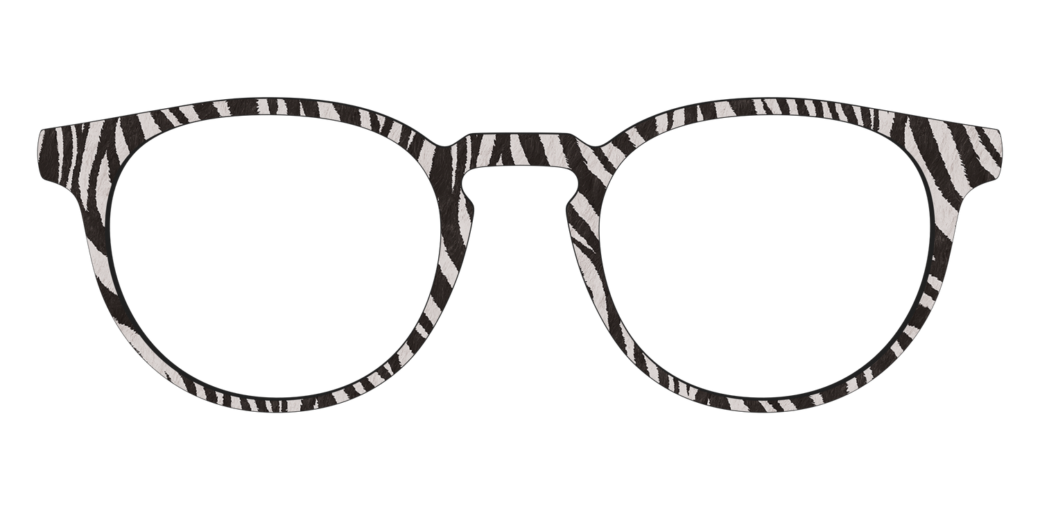The Zebra Stripes - Front Top Image - Pair Eyewear