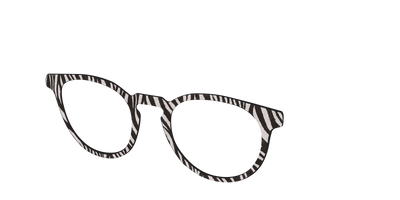 The Zebra Stripes - Angle Top Thumbnail - Pair Eyewear