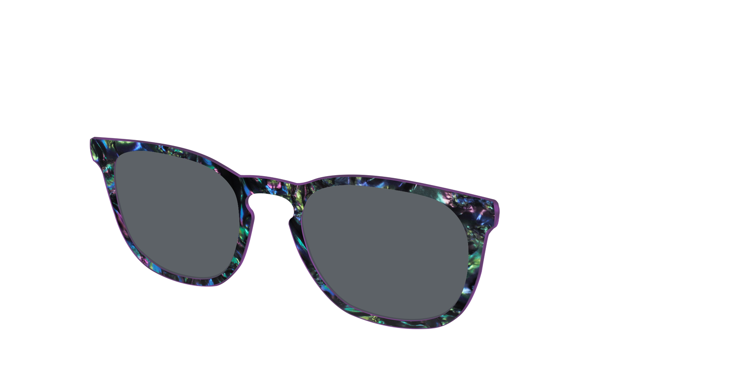 The Polarized Abalone Sun Top - Angle Top Image - Pair Eyewear