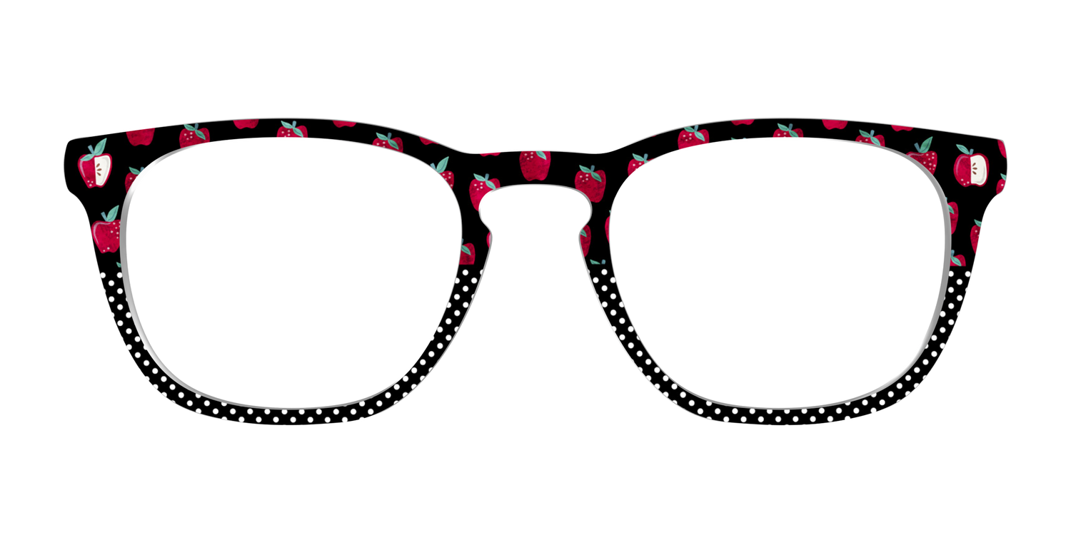 The Apple Polka Dot Split - Front Top Image - Pair Eyewear