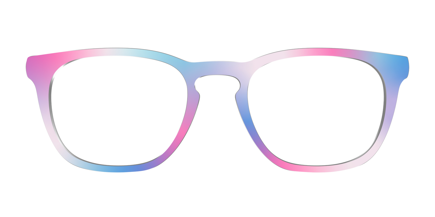 The Bigender Gradient - Front Top Image - Pair Eyewear
