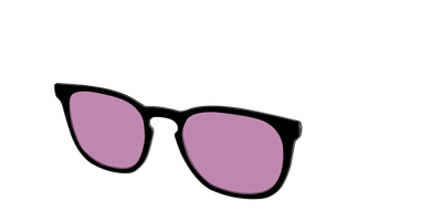 The Black with Pink Racquet Sport Lens - Angle Top Thumbnail - Pair Eyewear