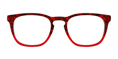 The Blood Red Lace Split - Front Top Thumbnail - Pair Eyewear