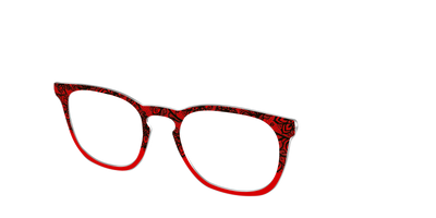 The Blood Red Lace Split - Angle Top Thumbnail - Pair Eyewear
