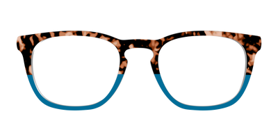 The Bondi Blue Tortoise Split - Front Top Thumbnail - Pair Eyewear