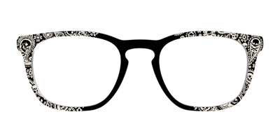 The Bone White Paisley - Front Top Thumbnail - Pair Eyewear