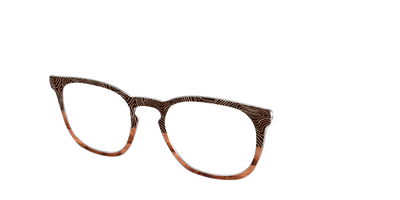 The Cabin Woodgrain Split - Angle Top Thumbnail - Pair Eyewear