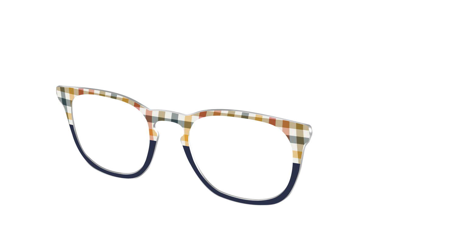 The Camp Check - Angle Top Image - Pair Eyewear