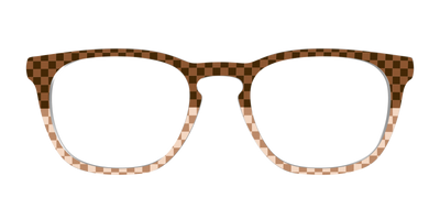The Cappuccino Check Split - Front Top Thumbnail - Pair Eyewear