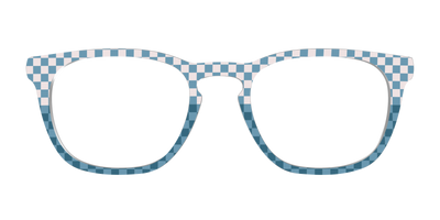 The Cerulean Check Split - Front Top Thumbnail - Pair Eyewear
