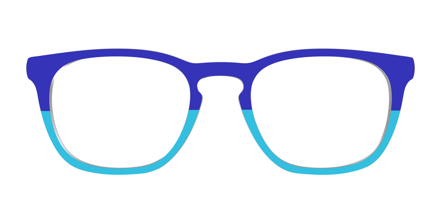 The Cobalt & Capri Split - Front Top Image - Pair Eyewear