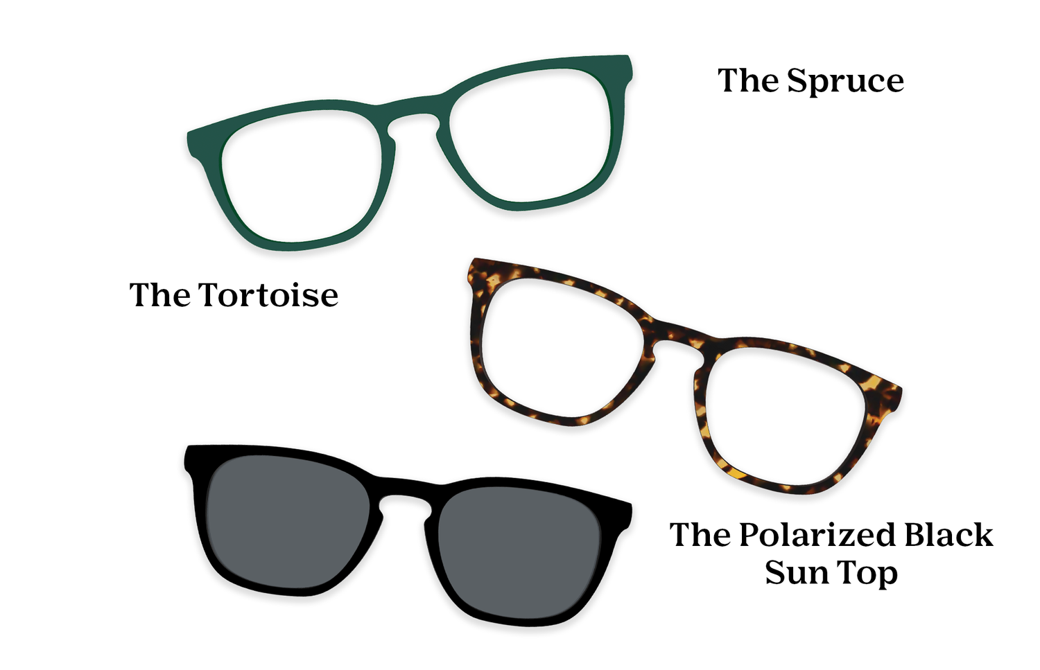 The Twain - Lensless - Pairing Set - Pair Eyewear