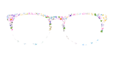 The Delicate Flower Crown with Butterfly Glitter - Front Top Thumbnail - Pair Eyewear