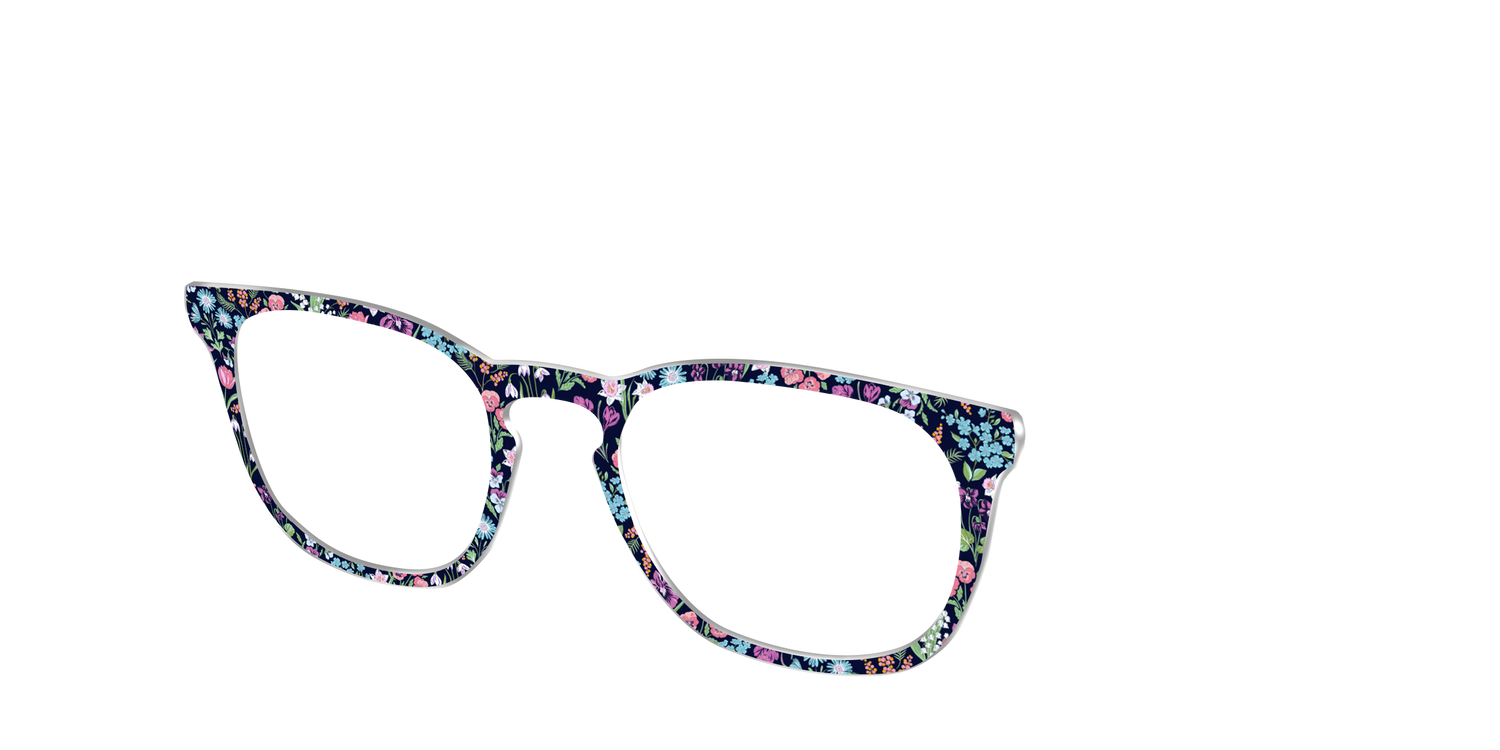 The Demure Blossoms - Angle Top Image - Pair Eyewear