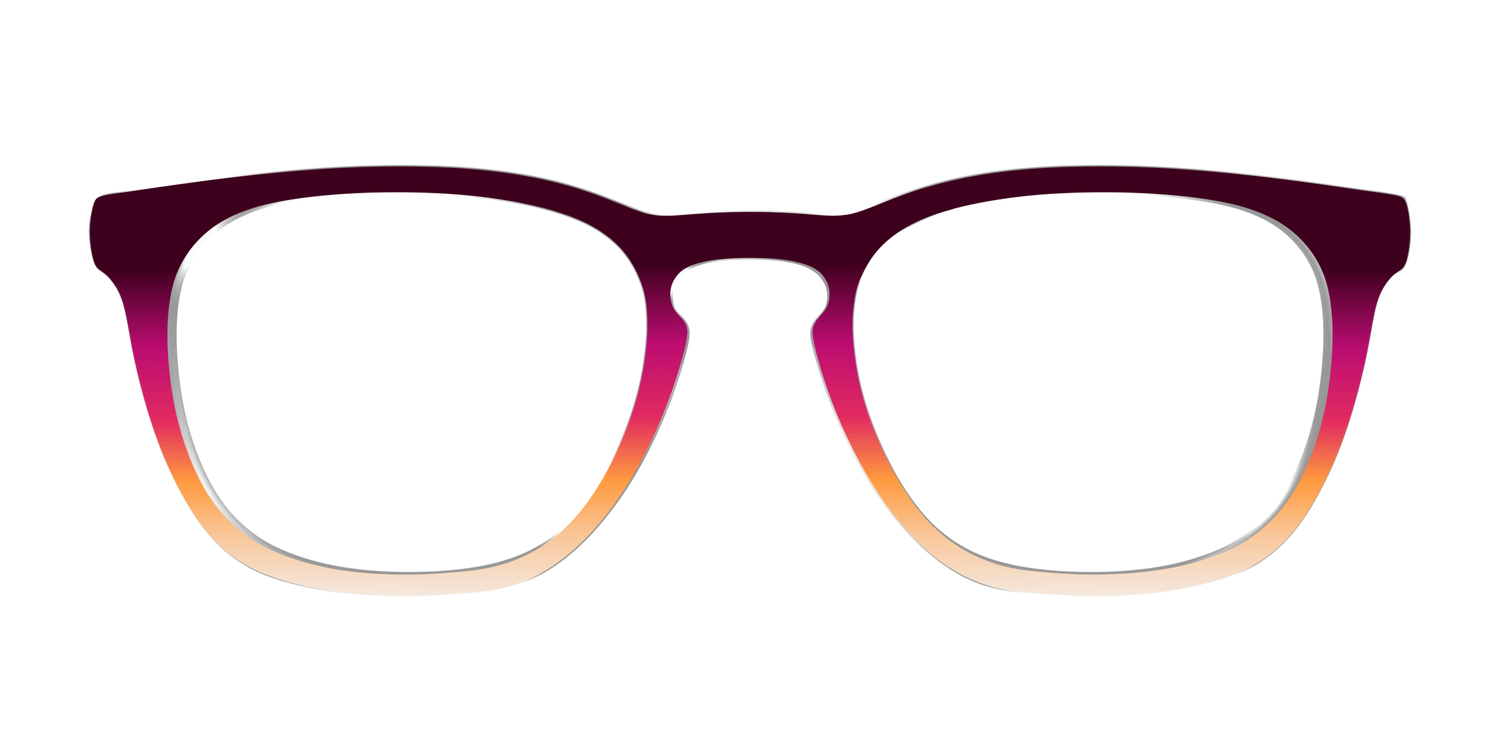 The Ember Gradient - Front Top Image - Pair Eyewear