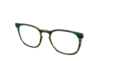 The Emerald Gradient Horn - Angle Top Thumbnail - Pair Eyewear