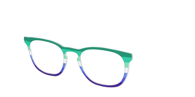 The Gay Men Flag - Angle Top Thumbnail - Pair Eyewear