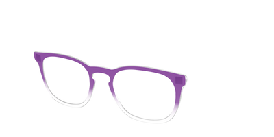 The Grape Gradient Crystal - Angle Top Thumbnail - Pair Eyewear
