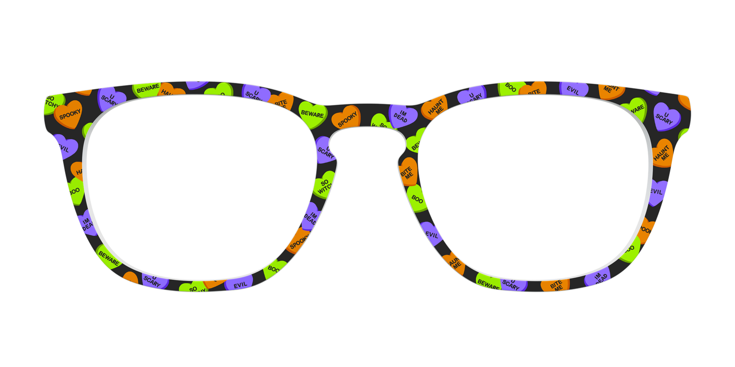 The Halloween Candy Hearts - Front Top Image - Pair Eyewear