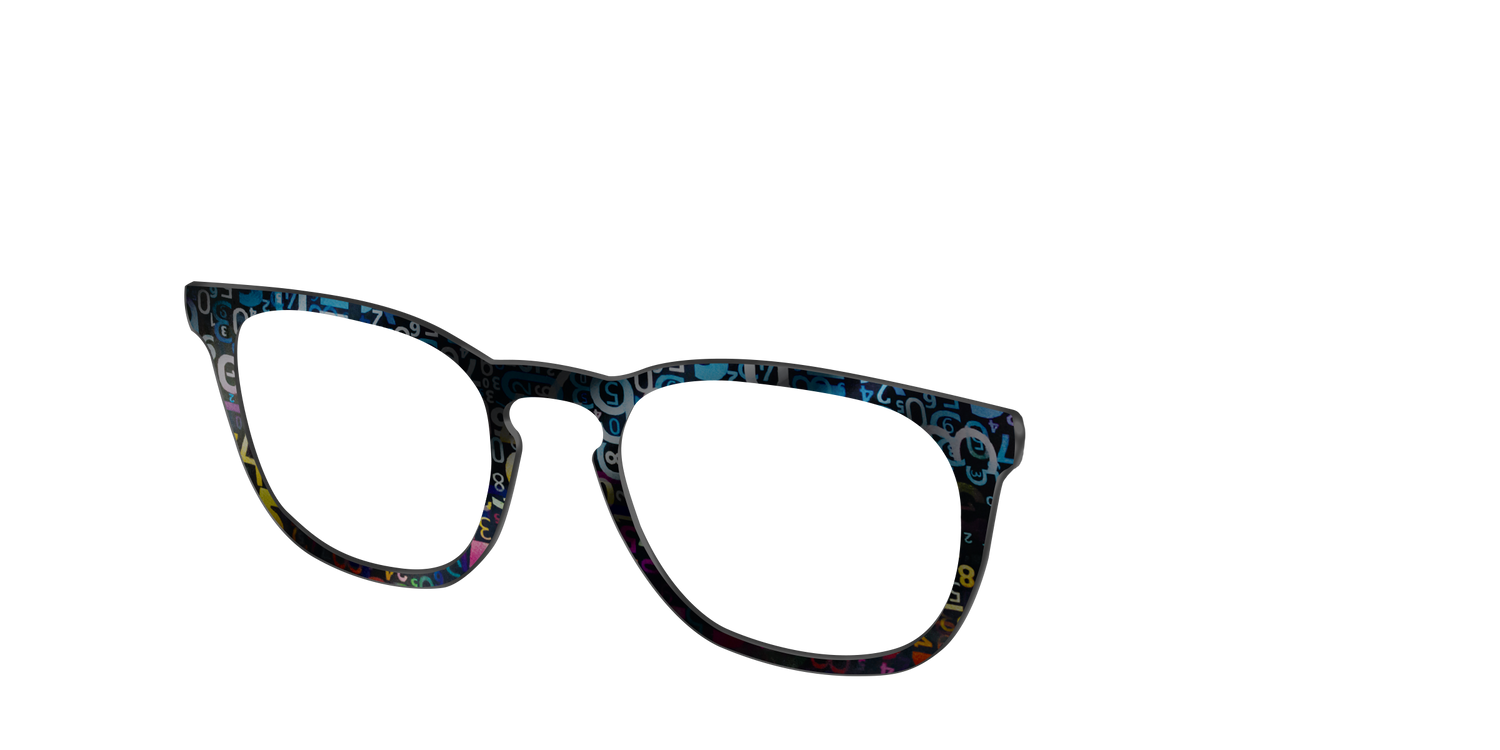 The Holographic Numbers - Angle Top Image - Pair Eyewear