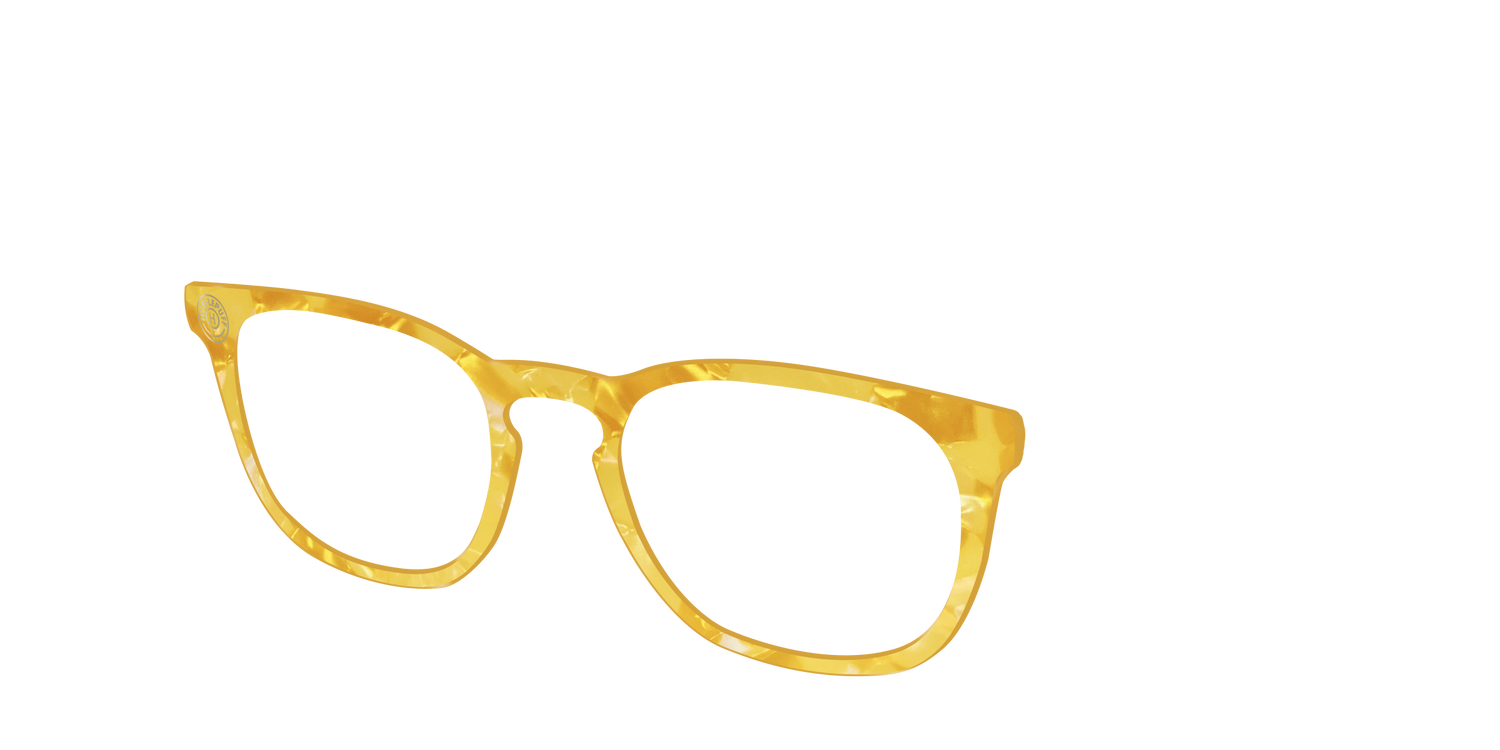 The Hufflepuff™ Pearl Tortoise - Angle Top Image - Pair Eyewear