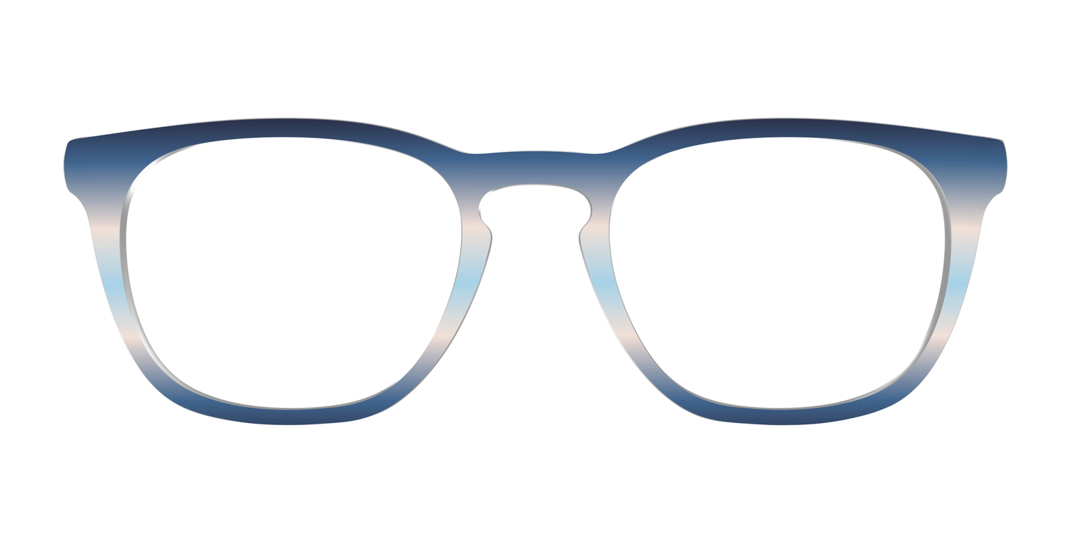 The Hydrangea Haze Gradient - Front Top Image - Pair Eyewear