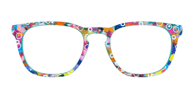 The Imaginative Tortoise with Bubble Glitter - Front Top Thumbnail - Pair Eyewear