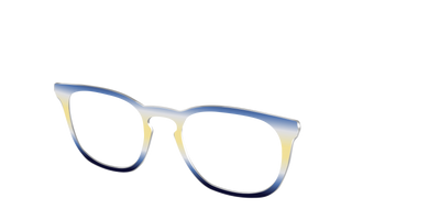 The Indigo to Honeysuckle Gradient - Angle Top Thumbnail - Pair Eyewear
