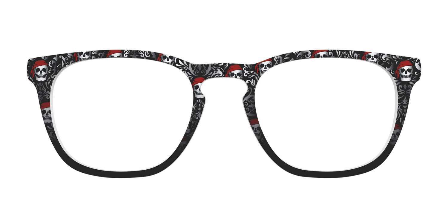 The Jolly Roger Damask - Front Top Image - Pair Eyewear
