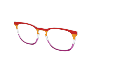 The Lesbian Flag - Angle Top Thumbnail - Pair Eyewear