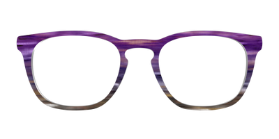 The Lilac Gradient Horn - Front Top Thumbnail - Pair Eyewear