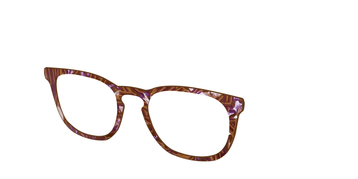 The Maple Pearl Marble - Angle Top Image - Pair Eyewear