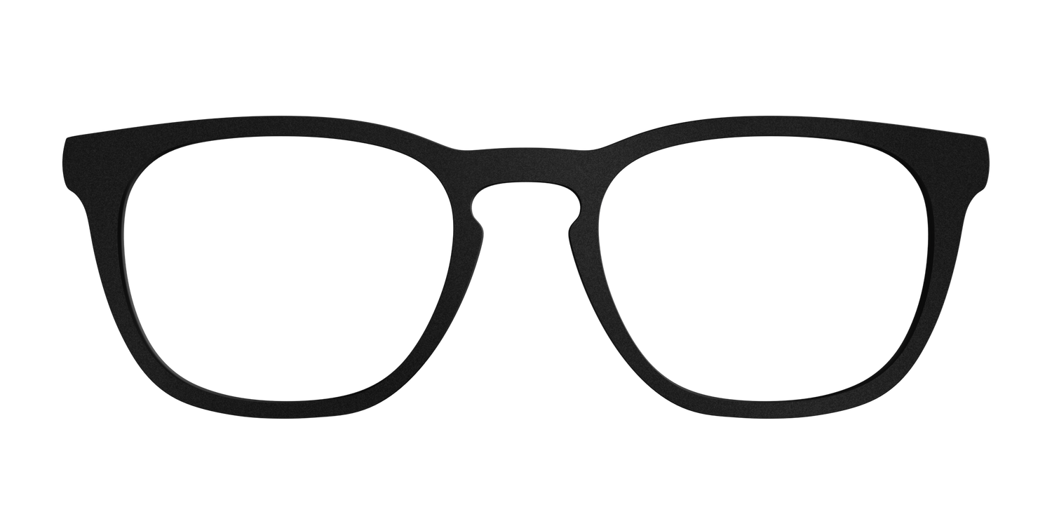 The Matte Black - Front Top Image - Pair Eyewear