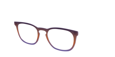 The Matte Midnight to Violet Gradient - Angle Top Thumbnail - Pair Eyewear