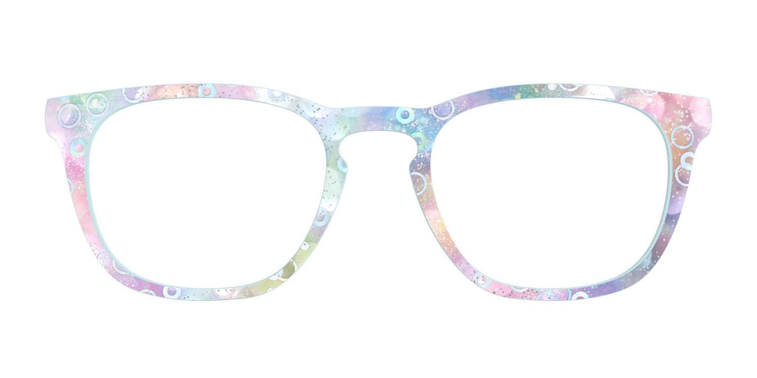 The Mermaid Bokeh with Bubble Glitter - Front Top Image - Pair Eyewear