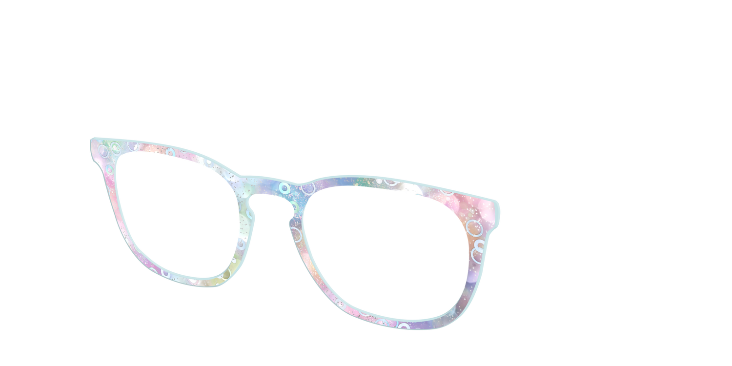 The Mermaid Bokeh with Bubble Glitter - Angle Top Image - Pair Eyewear
