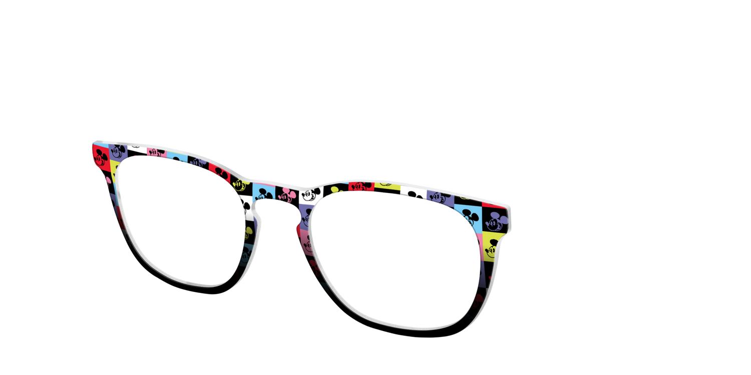 The Mickey Check - Angle Top Image - Pair Eyewear