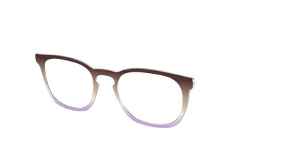 The Mocha to Light Lavender Gradient - Angle Top Thumbnail - Pair Eyewear