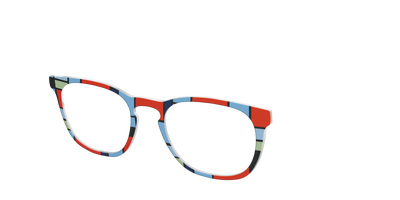 Mondrian Composition - Angle Top Thumbnail - Pair Eyewear